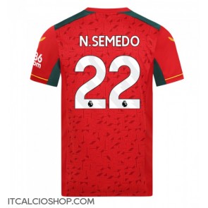 Wolves Nelson Semedo #22 Seconda Maglia 2023-24 Manica Corta